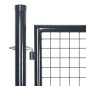 vidaXL Puerta de malla de jardín acero galvanizado gris 289x200 cm vidaXL Puerta de malla de jardín acero galvanizado gris 289x200 cm