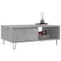 vidaXL Mesa de centro madera de ingeniería gris hormigón 90x60x35 cm vidaXL Mesa de centro madera de ingeniería gris hormigón 90x60x35 cm