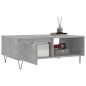 vidaXL Mesa de centro madera de ingeniería gris hormigón 90x60x35 cm vidaXL Mesa de centro madera de ingeniería gris hormigón 90x60x35 cm