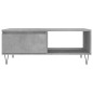 vidaXL Mesa de centro madera de ingeniería gris hormigón 90x60x35 cm vidaXL Mesa de centro madera de ingeniería gris hormigón 90x60x35 cm
