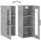 vidaXL Armario de pared gris hormigón 34,5x34x90 cm vidaXL Armario de pared gris hormigón 34,5x34x90 cm