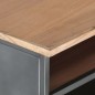 vidaXL Mesa de centro de madera maciza de acacia gris 90x50x35 cm vidaXL Mesa de centro de madera maciza de acacia gris 90x50x35 cm
