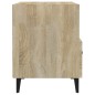 vidaXL Mesitas de noche 2 unidades madera contrachapada roble Sonoma vidaXL Mesitas de noche 2 unidades madera contrachapada roble Sonoma