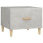 vidaXL Mesa de centro madera contrachapada gris hormigón 50x50x40cm vidaXL Mesa de centro madera contrachapada gris hormigón 50x50x40cm
