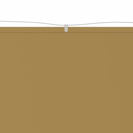 vidaXL Toldo vertical beige 140x800 cm tela oxford