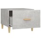 vidaXL Mesa de centro madera contrachapada gris hormigón 50x50x40cm vidaXL Mesa de centro madera contrachapada gris hormigón 50x50x40cm