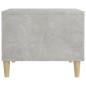 vidaXL Mesa de centro madera contrachapada gris hormigón 50x50x40cm vidaXL Mesa de centro madera contrachapada gris hormigón 50x50x40cm