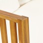 vidaXL Banco jardín 3 plazas con cojines madera maciza acacia 179 cm vidaXL Banco jardín 3 plazas con cojines madera maciza acacia 179 cm
