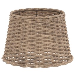 vidaXL Pantalla para lámpara mimbre marrón Ø40x26 cm