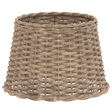 vidaXL Pantalla para lámpara mimbre marrón Ø40x26 cm