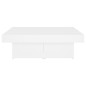 vidaXL Mesa de centro madera contrachapada blanco 90x90x28 cm vidaXL Mesa de centro madera contrachapada blanco 90x90x28 cm