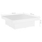 vidaXL Mesa de centro madera contrachapada blanco 90x90x28 cm vidaXL Mesa de centro madera contrachapada blanco 90x90x28 cm