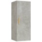 vidaXL Armario de pared contrachapada gris hormigón 34,5x34x90 cm vidaXL Armario de pared contrachapada gris hormigón 34,5x34x90 cm