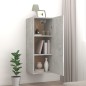vidaXL Armario de pared contrachapada gris hormigón 34,5x34x90 cm vidaXL Armario de pared contrachapada gris hormigón 34,5x34x90 cm