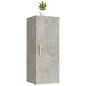 vidaXL Armario de pared contrachapada gris hormigón 34,5x34x90 cm vidaXL Armario de pared contrachapada gris hormigón 34,5x34x90 cm