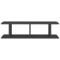 vidaXL Estante de pared 2 uds madera contrachapada gris 75x18x20 cm vidaXL Estante de pared 2 uds madera contrachapada gris 75x18x20 cm