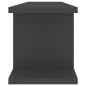 vidaXL Estante de pared 2 uds madera contrachapada gris 75x18x20 cm vidaXL Estante de pared 2 uds madera contrachapada gris 75x18x20 cm