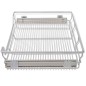 vidaXL Bandejas de alambre extraíbles 2 unidades plateado 800 mm vidaXL Bandejas de alambre extraíbles 2 unidades plateado 800 mm