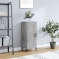 vidaXL Aparador de madera contrachapada gris hormigón 34,5x34x90 cm vidaXL Aparador de madera contrachapada gris hormigón 34,5x34x90 cm
