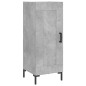 vidaXL Aparador de madera contrachapada gris hormigón 34,5x34x90 cm vidaXL Aparador de madera contrachapada gris hormigón 34,5x34x90 cm