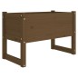 vidaXL Jardinera madera maciza de pino marrón miel 78x40x52 cm vidaXL Jardinera madera maciza de pino marrón miel 78x40x52 cm