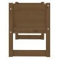 vidaXL Jardinera madera maciza de pino marrón miel 78x40x52 cm vidaXL Jardinera madera maciza de pino marrón miel 78x40x52 cm