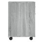 vidaXL Armario ruedas madera contrachapada gris Sonoma 45x38x54 cm vidaXL Armario ruedas madera contrachapada gris Sonoma 45x38x54 cm