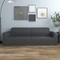 vidaXL Funda elástica de sillón de 3 plazas poliéster jersey antracita vidaXL Funda elástica de sillón de 3 plazas poliéster jersey antracita