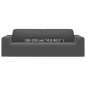 vidaXL Funda elástica de sillón de 3 plazas poliéster jersey antracita vidaXL Funda elástica de sillón de 3 plazas poliéster jersey antracita