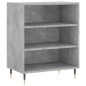 vidaXL Aparador madera de ingeniería gris hormigón 57x35x70 cm vidaXL Aparador madera de ingeniería gris hormigón 57x35x70 cm