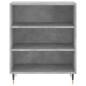vidaXL Aparador madera de ingeniería gris hormigón 57x35x70 cm vidaXL Aparador madera de ingeniería gris hormigón 57x35x70 cm