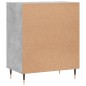 vidaXL Aparador madera de ingeniería gris hormigón 57x35x70 cm vidaXL Aparador madera de ingeniería gris hormigón 57x35x70 cm