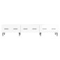 vidaXL Mueble de TV madera de ingeniería blanco brillo 150x36x30 cm vidaXL Mueble de TV madera de ingeniería blanco brillo 150x36x30 cm