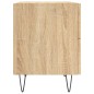 vidaXL Mesita noche 2 uds madera ingeniería roble Sonoma 40x35x47,5 cm vidaXL Mesita noche 2 uds madera ingeniería roble Sonoma 40x35x47,5 cm