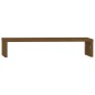 vidaXL Soporte de monitor madera maciza pino marrón miel 50x27x10 cm vidaXL Soporte de monitor madera maciza pino marrón miel 50x27x10 cm