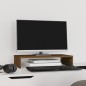 vidaXL Soporte de monitor madera maciza pino marrón miel 50x27x10 cm vidaXL Soporte de monitor madera maciza pino marrón miel 50x27x10 cm