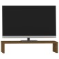 vidaXL Soporte de monitor madera maciza pino marrón miel 50x27x10 cm vidaXL Soporte de monitor madera maciza pino marrón miel 50x27x10 cm