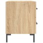 vidaXL Mesita noche 2 uds madera ingeniería roble Sonoma 40x35x47,5 cm vidaXL Mesita noche 2 uds madera ingeniería roble Sonoma 40x35x47,5 cm