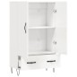 vidaXL Aparador alto madera de ingeniería blanco brillo 69,5x31x115 cm vidaXL Aparador alto madera de ingeniería blanco brillo 69,5x31x115 cm