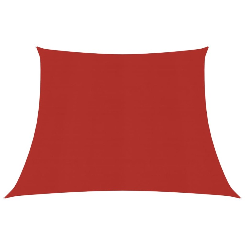 vidaXL Toldo de vela HDPE rojo 160 g/m² 4/5x3 m vidaXL Toldo de vela HDPE rojo 160 g/m² 4/5x3 m