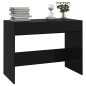 vidaXL Escritorio de madera contrachapada negro 101x50x76,5 cm vidaXL Escritorio de madera contrachapada negro 101x50x76,5 cm