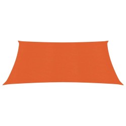 vidaXL Toldo de vela HDPE naranja 160 g/m² 3,6x3,6 m