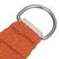 vidaXL Toldo de vela HDPE naranja 160 g/m² 3,6x3,6 m vidaXL Toldo de vela HDPE naranja 160 g/m² 3,6x3,6 m