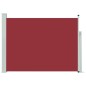 vidaXL Toldo lateral retráctil para patio rojo 117x500 cm vidaXL Toldo lateral retráctil para patio rojo 117x500 cm