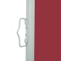 vidaXL Toldo lateral retráctil para patio rojo 117x500 cm vidaXL Toldo lateral retráctil para patio rojo 117x500 cm