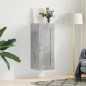 vidaXL Armario de pared madera ingeniería gris hormigón 34,5x34x90 cm vidaXL Armario de pared madera ingeniería gris hormigón 34,5x34x90 cm