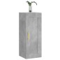 vidaXL Armario de pared madera ingeniería gris hormigón 34,5x34x90 cm vidaXL Armario de pared madera ingeniería gris hormigón 34,5x34x90 cm
