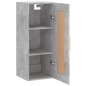 vidaXL Armario de pared madera ingeniería gris hormigón 34,5x34x90 cm vidaXL Armario de pared madera ingeniería gris hormigón 34,5x34x90 cm
