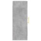 vidaXL Armario de pared madera ingeniería gris hormigón 34,5x34x90 cm vidaXL Armario de pared madera ingeniería gris hormigón 34,5x34x90 cm