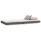 vidaXL Estructura de cama madera maciza de pino gris 75x190 cm vidaXL Estructura de cama madera maciza de pino gris 75x190 cm